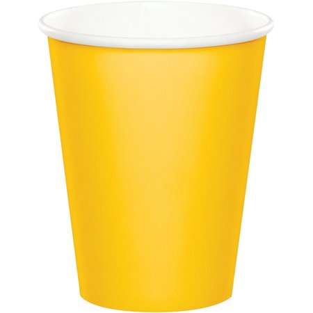 TOUCH OF COLOR School Bus Yellow Cups, 9oz, 240PK 561021B